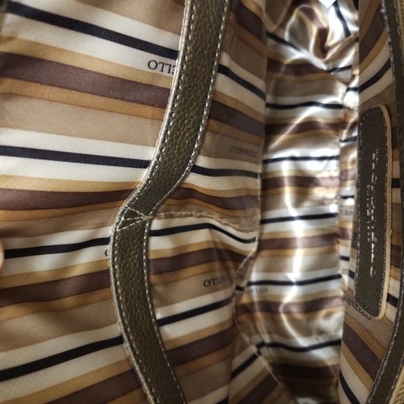 Tignanello Bronze Gold Large Shoulder Bag - Picture 12 of 14